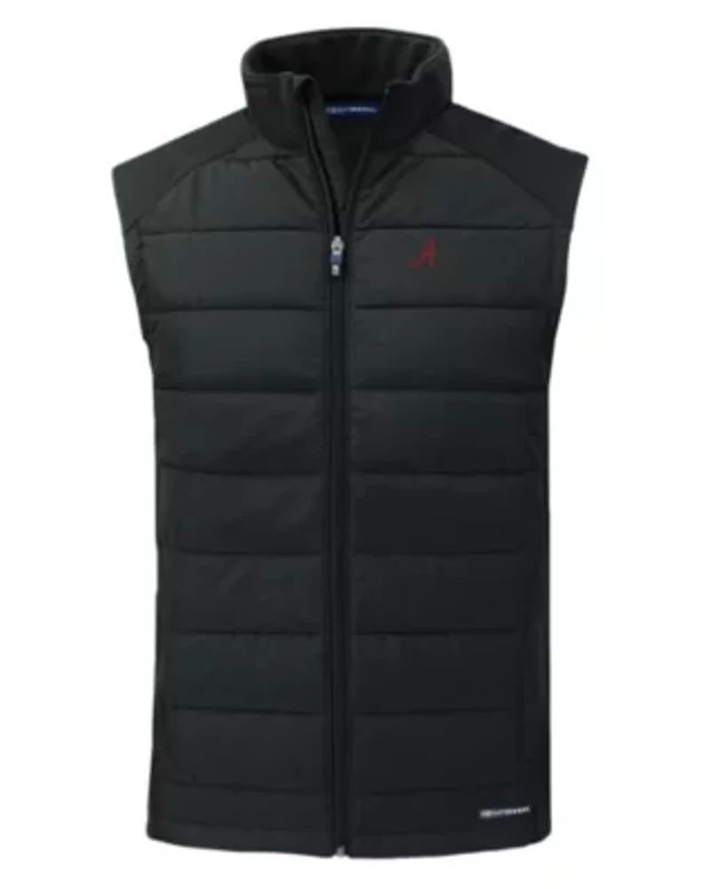 NCAA Alabama Crimson Tide Evoke Hybrid Eco Softshell Recycled Full Zip Vest