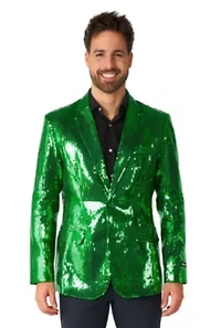 Sequins Green Blazer