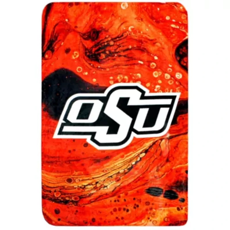 NCAA Oklahoma State Cowboys Sublimated Soft Throw Blanket