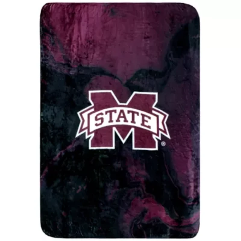 NCAA Mississippi State Bulldogs Sublimated Soft Throw Blanket