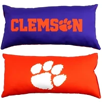 NCAA Clemson Tigers 2 Sided Bolster Travel Pillow