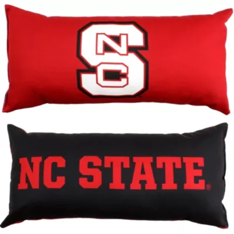 NCAA NC State Wolfpack 2 Sided Bolster Travel Pillow