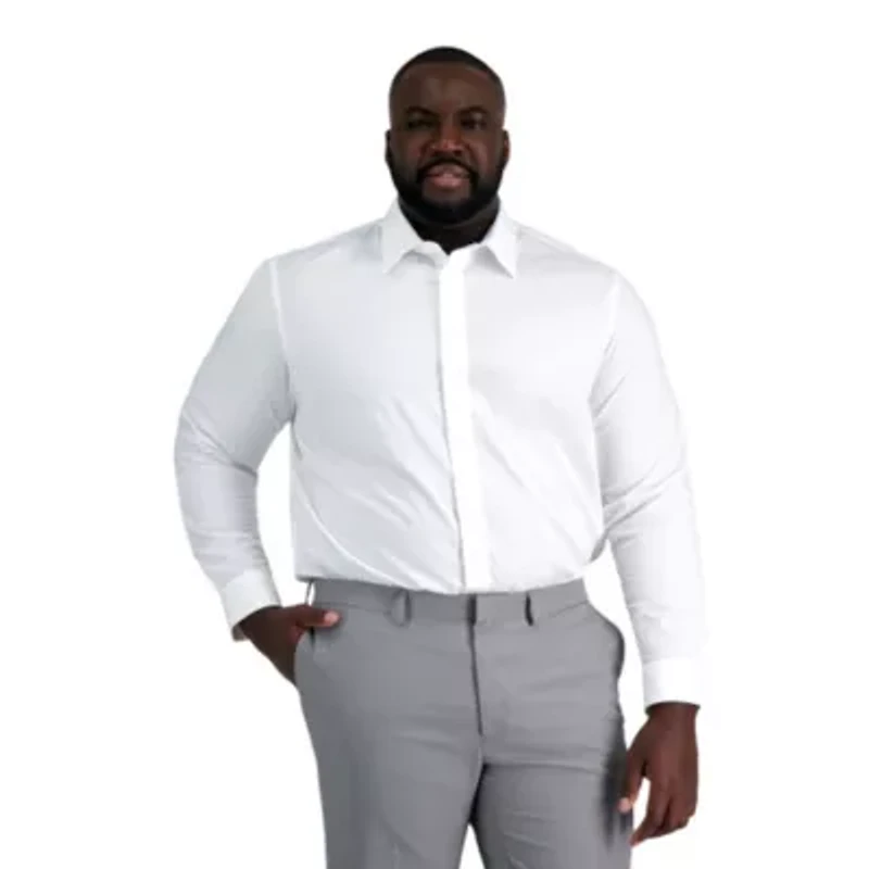 Big & Tall Men's Premium Comfort Classic Fit Dress Shirt