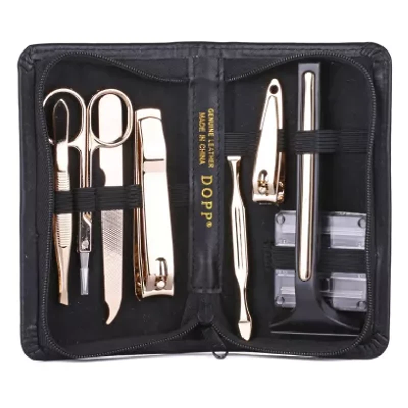 8-piece Genuine Leather Manicure Set