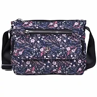 Quilted Nylon Organizer Crossbody