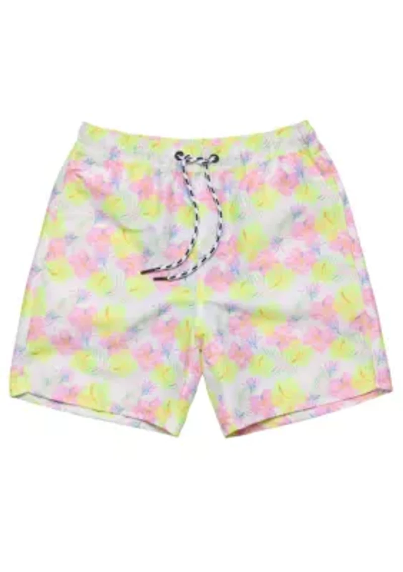 Mens Aloha Vacay Recycled Swim Short