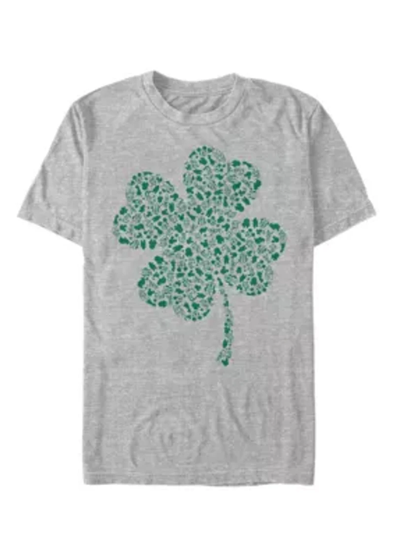 Big & Tall Shamrock Fill Graphic T-Shirt