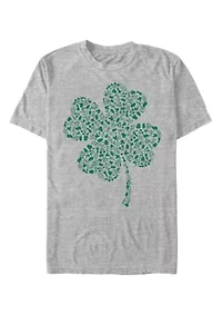 Big & Tall Shamrock Fill Graphic T-Shirt