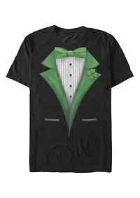 Big & Tall St Pattys Tux Graphic T-Shirt