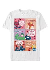 Big & Tall Valentine Comic Graphic T-Shirt