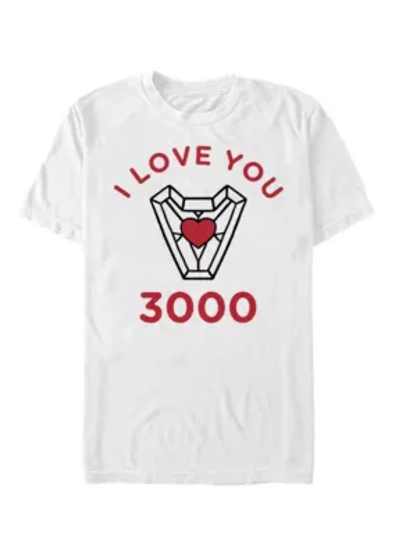 Big & Tall Love You Heart Graphic T-Shirt