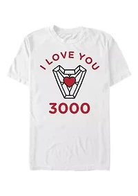 Big & Tall Love You Heart Graphic T-Shirt