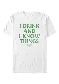 Big & Tall I Know Things Graphic T-Shirt