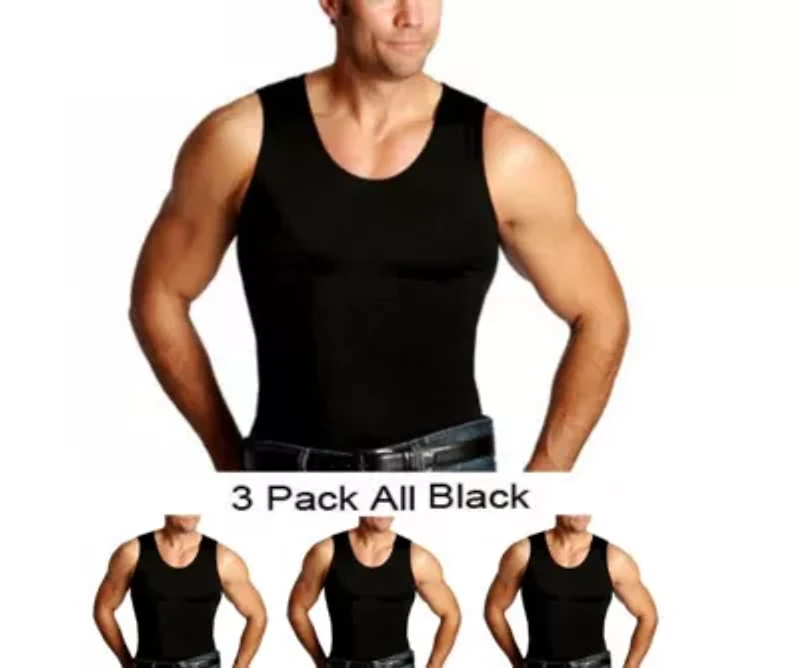 Big & Tall 3-Pack Compression Muscle Tanks