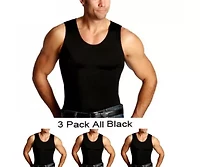Big & Tall 3-Pack Compression Muscle Tanks