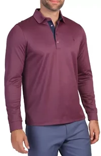 Long Sleeve Modal Polo