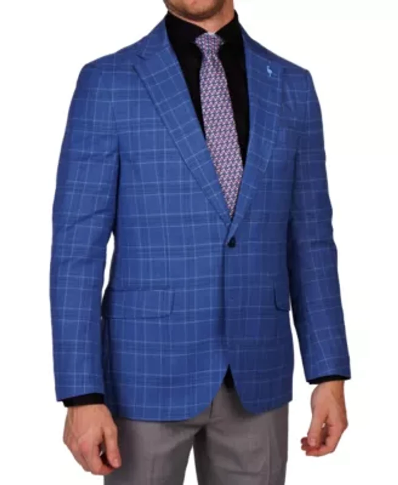 Textured Shadow Plaid Sportcoat