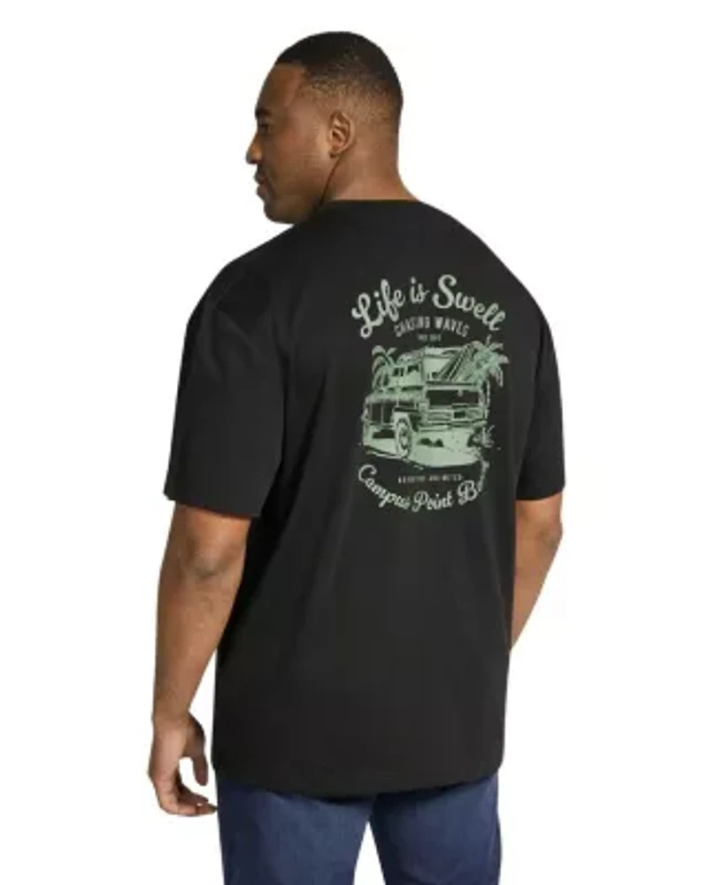 Big & Tall Chasing Waves Relaxed Fit Tee