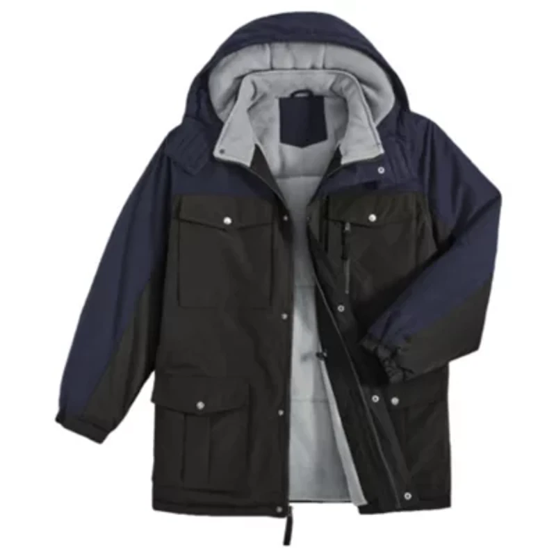 Mens Insulated Hooded Parka
