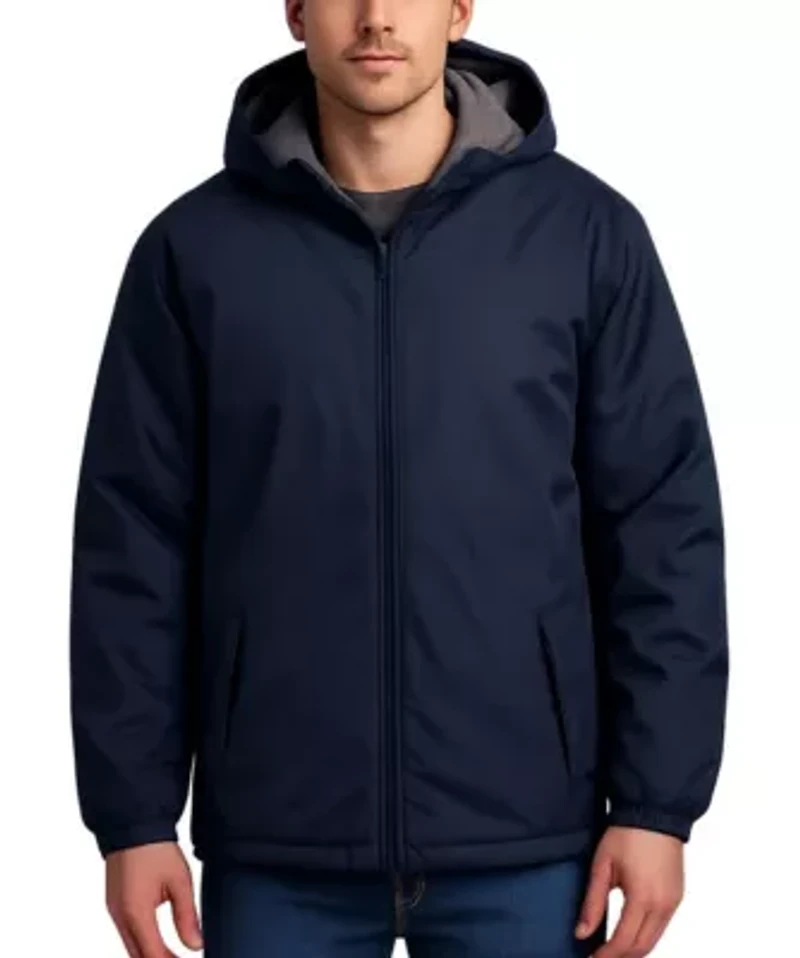 Fleeced Lined Hooded Parka