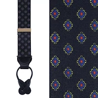 Luxe Diamond Elastic Button End Braces