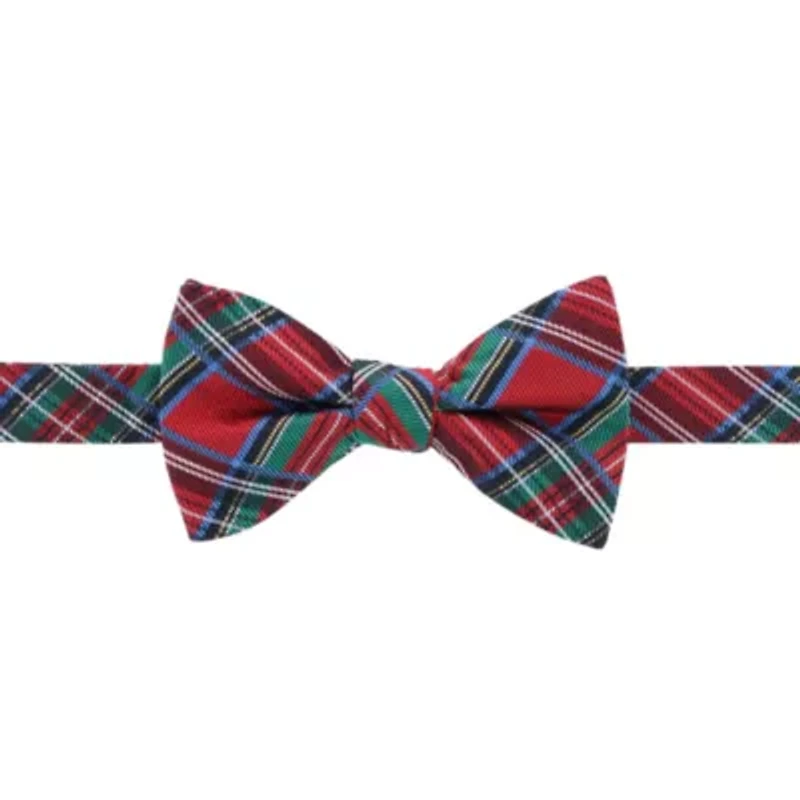 Nicholas Tartan Plaid Silk Bow Tie