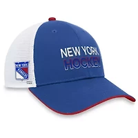NHL Fanatics New York Rangers Authentic Pro Rink Trucker Adjustable Hat