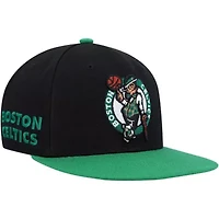 NBA Black/Green Boston Celtics Side Core 2.0 Snapback Hat