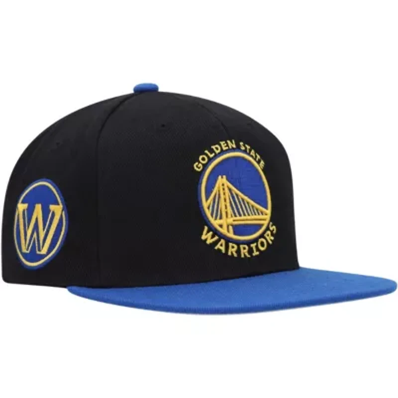 NBA Black/Royal Golden State Warriors Side Core 2.0 Snapback Hat