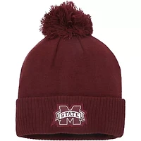 NCAA Mississippi State Bulldogs 2023 Sideline COLD.RDY Cuffed Knit Hat with Pom