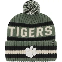 NCAA Clemson Tigers OHT Military Appreciation Bering Cuffed Knit Hat with Pom