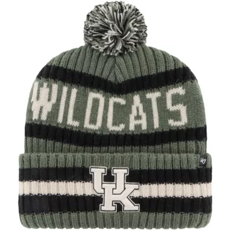 NCAA Kentucky Wildcats OHT Military Appreciation Bering Cuffed Knit Hat with Pom
