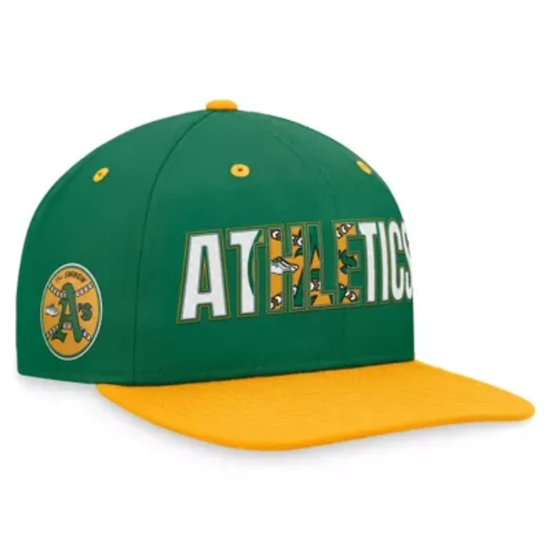Oakland Athletics MLB Nike Athletics Cooperstown Collection Pro Snapback Hat