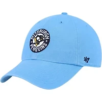 NHL Light Pittsburgh Penguins Clean Up Adjustable Hat