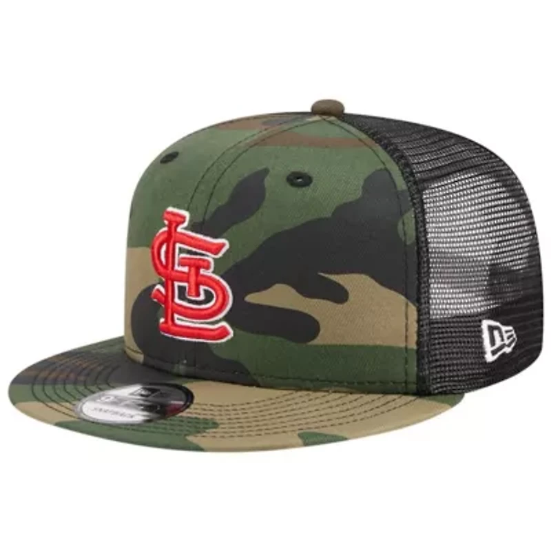 MLB St. Louis Cardinals Woodland Trucker 9FIFTY Snapback Hat