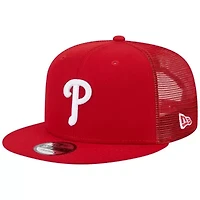 MLB Philadelphia Phillies Team Color Trucker 9FIFTY Snapback Hat
