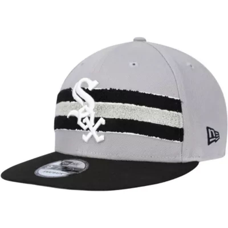 Chicago White Sox MLB Gray/Black Chicago Sox Band 9FIFTY Snapback Hat