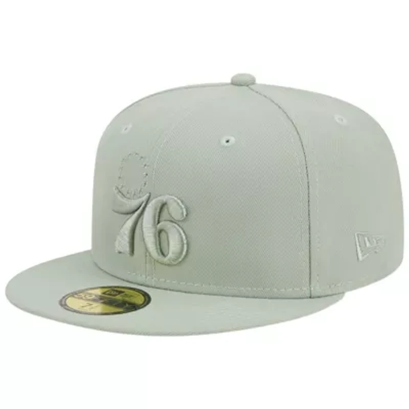 NBA Light Philadelphia 76ers Sage Color Pack 59FIFTY Fitted Hat