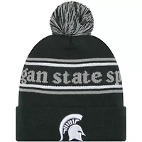 NCAA Michigan State Spartans Marquee Cuffed Knit Hat with Pom