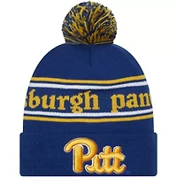 NCAA Pitt Panthers Marquee Cuffed Knit Hat with Pom