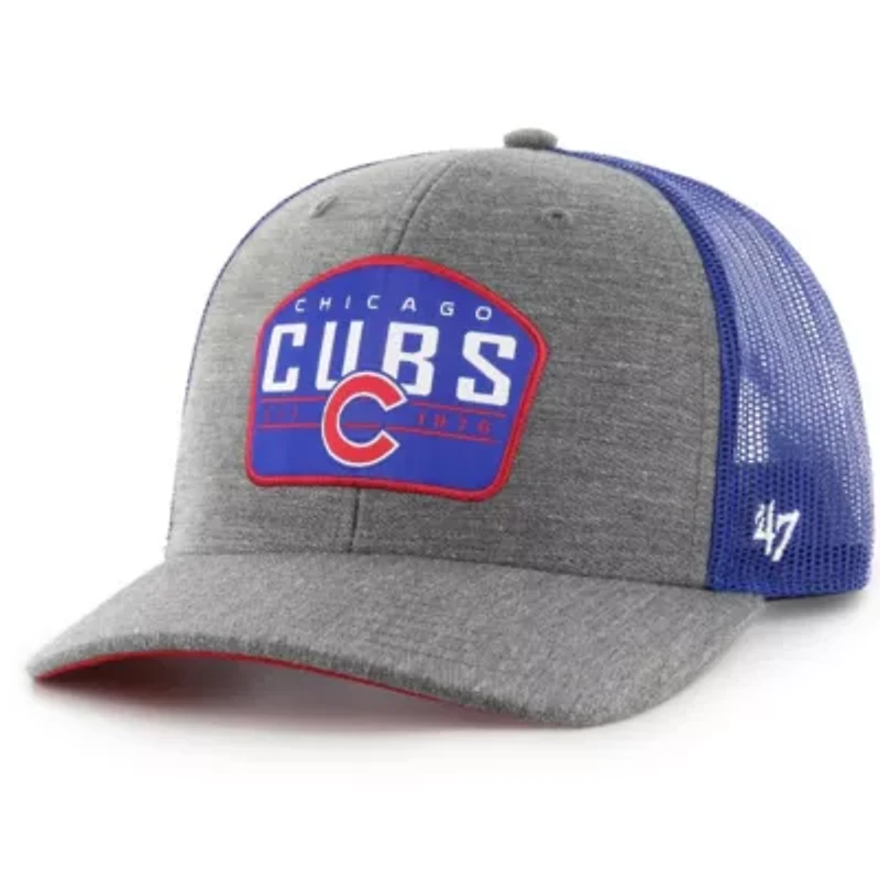MLB Chicago Cubs Slate Trucker Snapback Hat