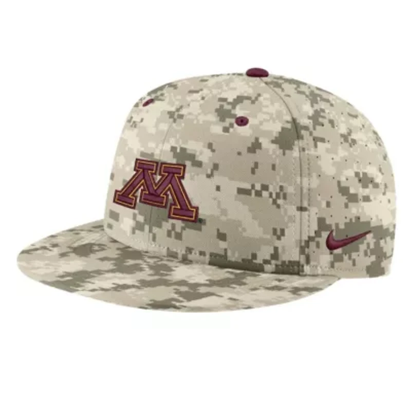 NCAA Nike Minnesota Golden Gophers Aero True Baseball Performance Fitted Hat