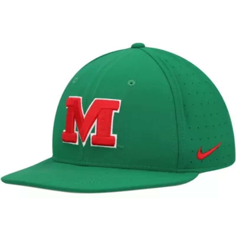 NCAA Nike Ole Miss Rebels Aero True Baseball Performance Fitted Hat