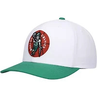NBA White/Green Boston Celtics Hardwood Classics Core 2-Tone 2.0 Pro Snapback Hat
