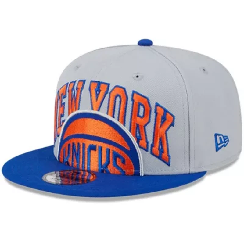 NBA Gray/Blue New York Knicks Tip-Off Two-Tone 9FIFTY Snapback Hat
