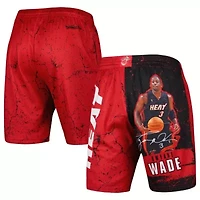 NBA Dwyane Wade Miami Heat Hardwood Classics Player Burst Shorts