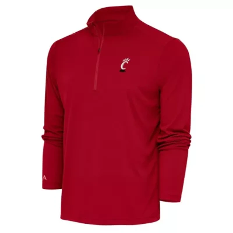 NCAA Cincinnati Bearcats Tribute Quarter-Zip Pullover Top