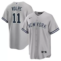 MLB Nike Anthony Volpe New York Yankees Road Replica Jersey