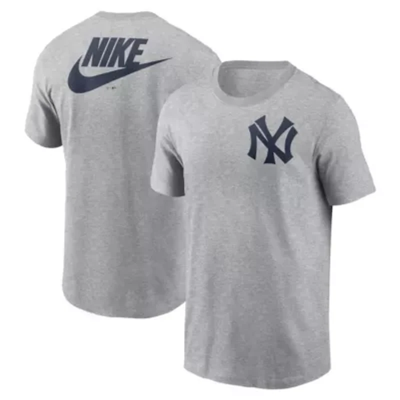 MLB Nike New York Yankees Cooperstown Collection Large Logo 2-Hit T-Shirt