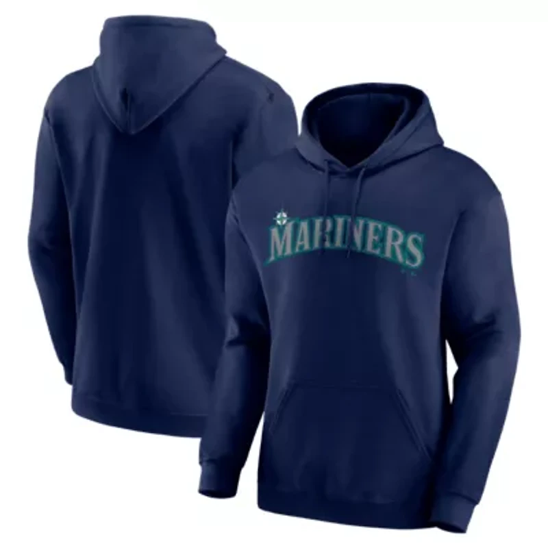 MLB Logo Athletic Seattle Mariners Wordmark Hoodie